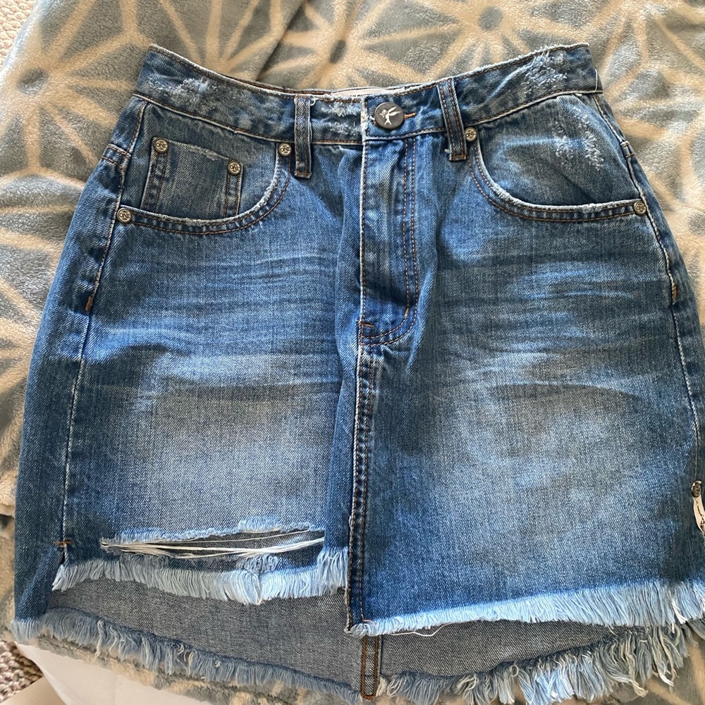 Denim skirt